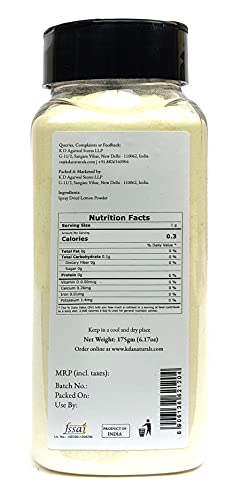 KDA Spray Dried Lemon Powder, 175g