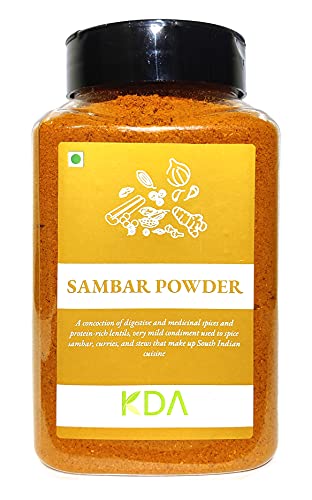 KDA Sambar Masala Powder | South India Favorite | Authentic Spice Mix, 350g
