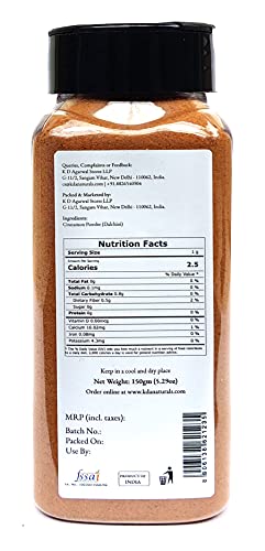 KDA Cinnamon Powder (Dalchini / Dalcheeni), 150g