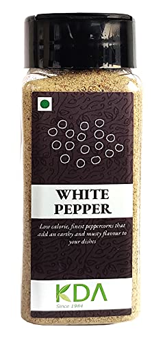 KDA White Pepper Powder (Safed Mirch), 75g