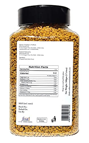 KDA Fenugreek Seeds (Methi), 500g