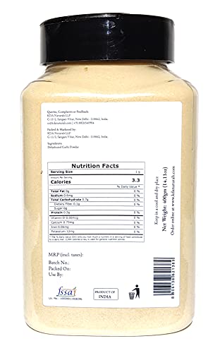 KDA Dehydrated Garlic Powder, 400g
