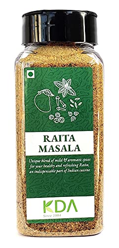 KDA Raita Masala | Dahi Vada Masala | Refreshing Taste | Indian Favorite | Authentic Spice Mix, 150g