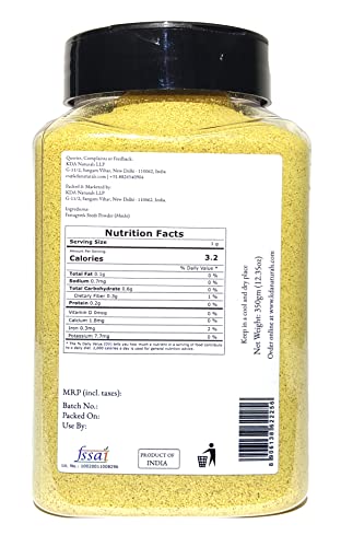KDA Fenugreek Seeds Powder (Methi Dana Powder), 350g