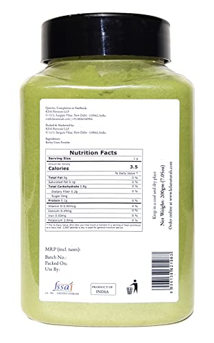 KDA Barley Grass Powder (Jau Powder), 200g