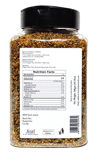 KDA Italian Seasoning | Pizza & Pasta Seasoning | Pizza & Pasta Masala, 300g