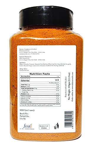 KDA Sambar Masala Powder | South India Favorite | Authentic Spice Mix, 350g