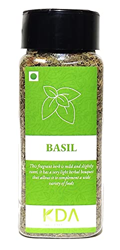 KDA Dried Basil Leaves | International Herb, 30g