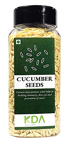 KDA Raw Cucumber Seeds | Unsalted | Ready to Eat | Superfood, 170g