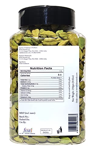 KDA Green Cardamom (Chhoti Elaichi), 250g