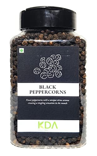 KDA Black Peppercorns (Black Pepper / Kali Mirch), 350g