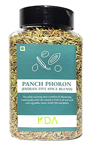 KDA Panch Phoron (Panch Phoran) | Indian Five Spice Blend | East India Favorite | Bengali Masala | Authentic Spice Mix, 350g