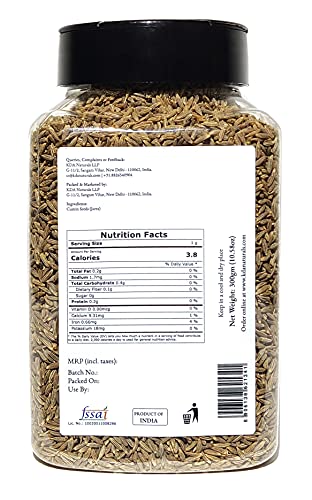 KDA Whole Cumin Seeds (Sabut Jeera), 300g