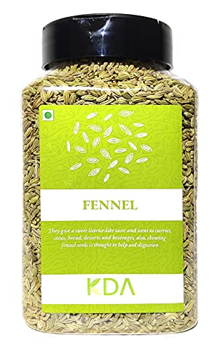 KDA Fennel Seeds (Moti Saunf), 300g