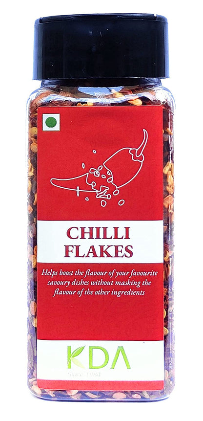 KDA Dried Red Chilli Flakes, 50g