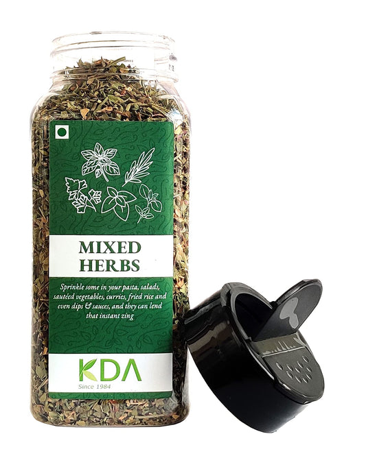 KDA Mixed Herbs | Exotic Blend of Oregano, Rosemary, Marjoram, Basil, Thyme, Parsley & Sage, 50g